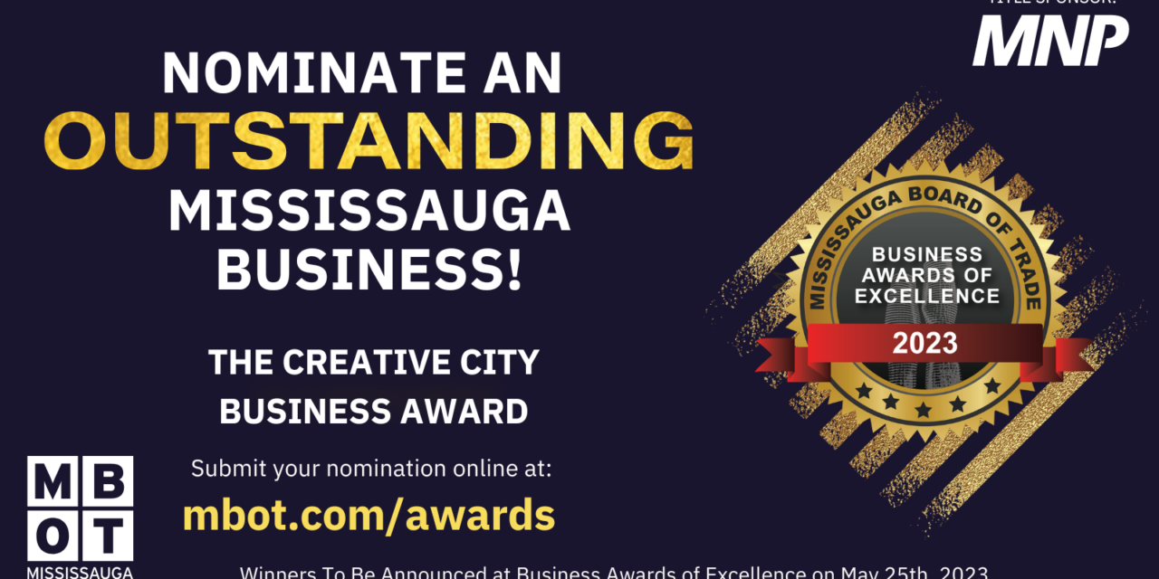 Know a business that is actively championing the arts in Mississauga? Nominate them for the Creative City Business Award!