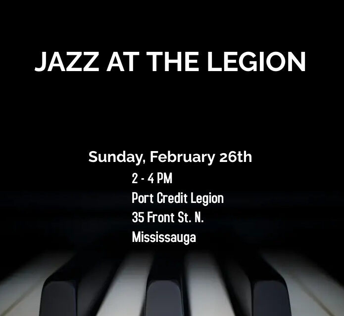 Mississauga Big Band Jazz Ensemble presents Jazz at the Legion with Gerry Cabling & Dionne Grant