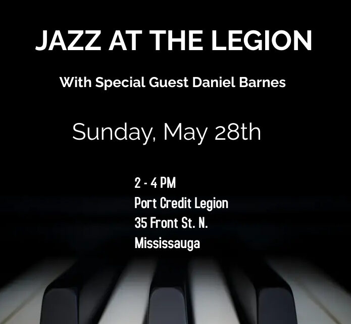 Jazz at the Legion – With Special Guest Daniel Barnes