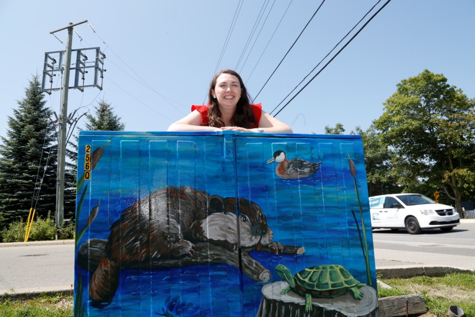 Halton Hills Today: Bell box mural painter uses art to give students a second chance