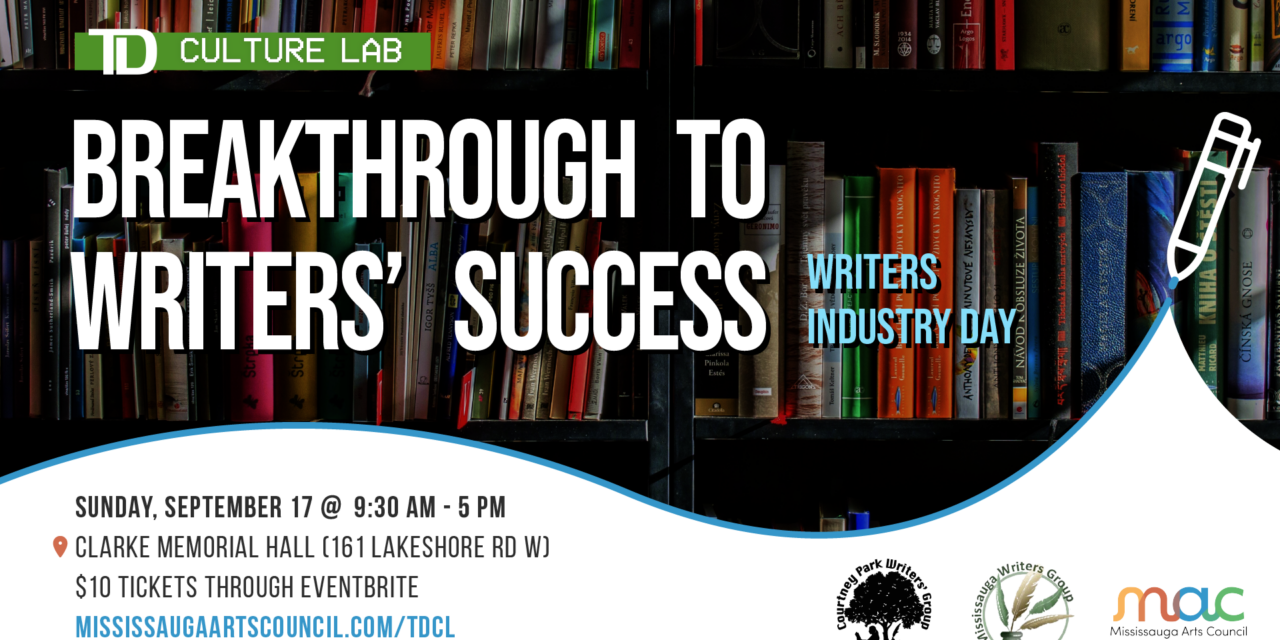 Get a FULL day of exclusive writing industry knowledge with TD Culture Lab: Breakthrough to Writers’ Success