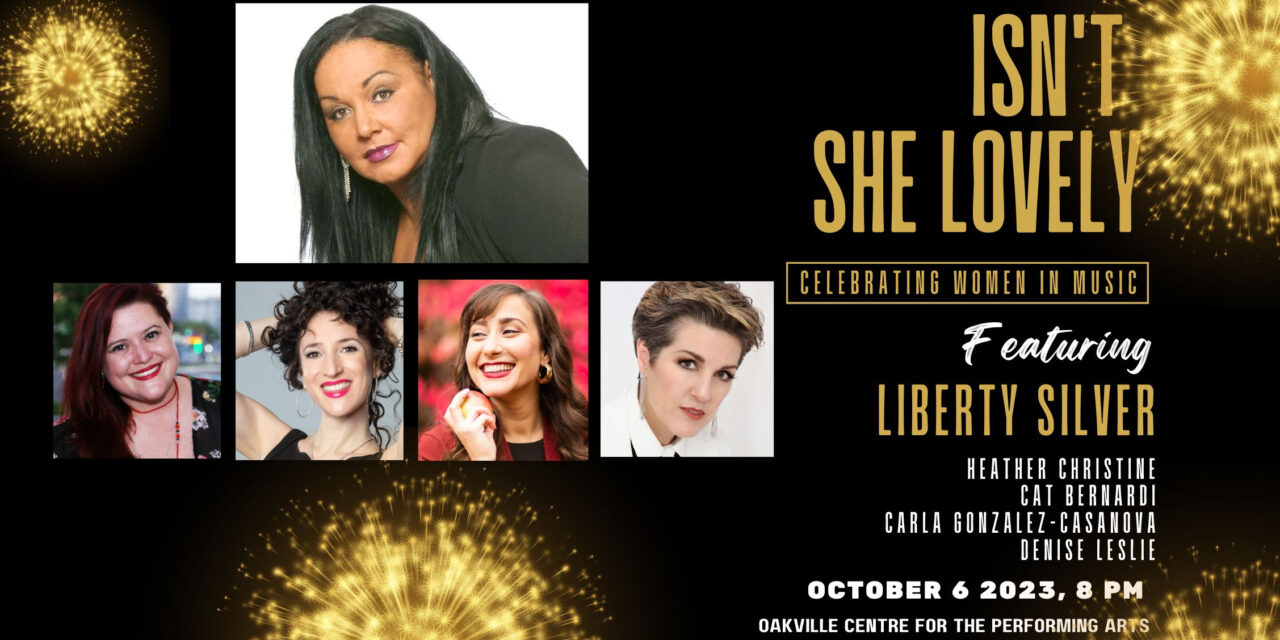 Liberty Silver comes to Oakville Centre for the Performing Arts October 6, 2023