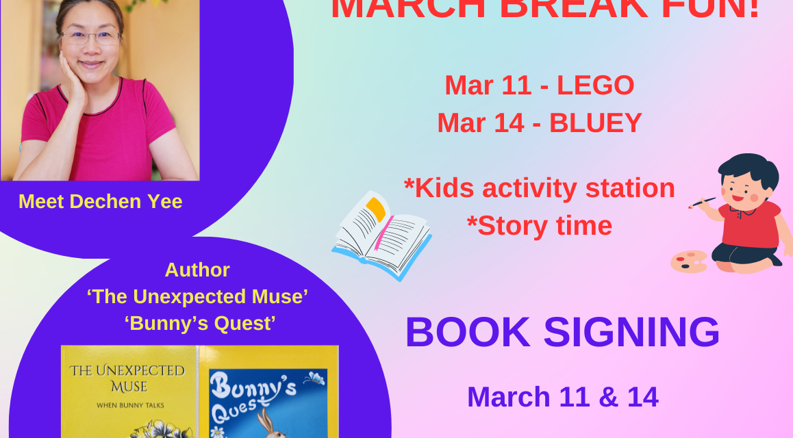 March Break fun at Chapters/Indigo