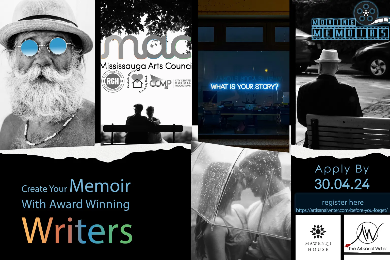 Call For Participants - Create Your Memoir With Award-winning Writers 