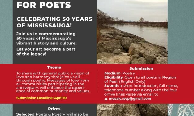 Call for Poets: Celebrating 50 Years of Mississauga – Landmarks Edition!
