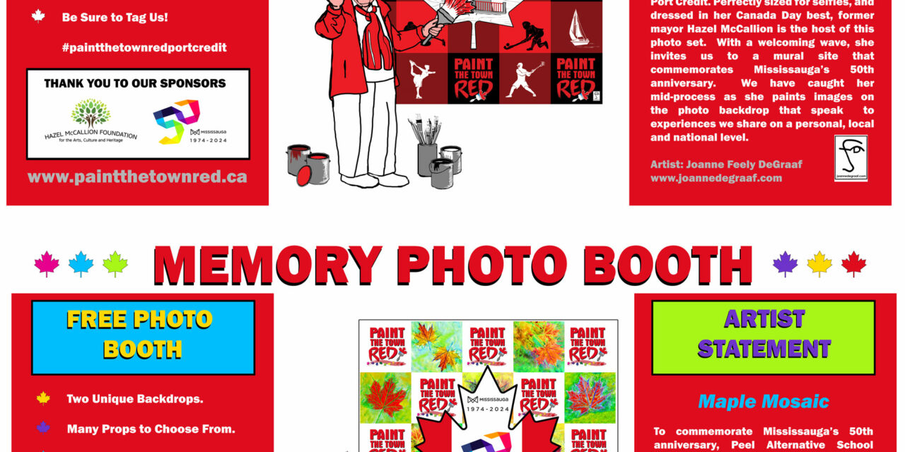 Canada Day Interactive Art Installation – Paint the Town Red Photo Booths