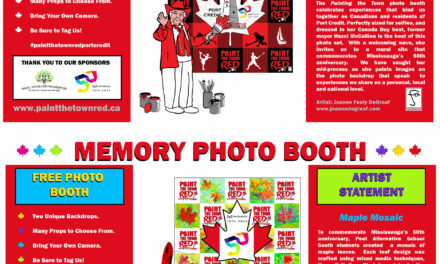 Canada Day Interactive Art Installation – Paint the Town Red Photo Booths