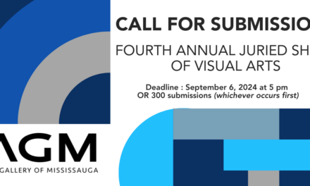 Call for Submissions: Juried Show of Visual Arts 2024 at Art Gallery of Mississauga