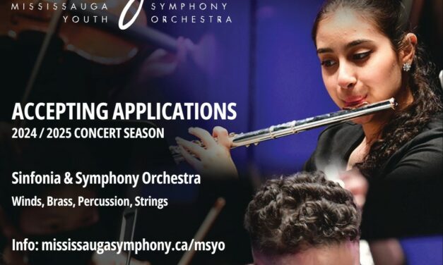 Mississauga Symphony Youth Orchestra is accepting applications for its 2024/2025 season!
