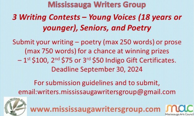 Call for Writers – Mississauga Writers Group Writing Contests