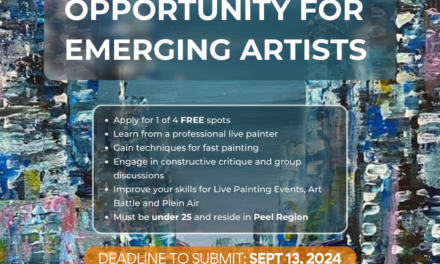 1 of 4 Fully Subsidized Spots For Emerging Artists Under 25