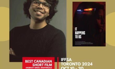 Director Anubhav Singh wins Best Canadian Short Film at the IFFSA Toronto